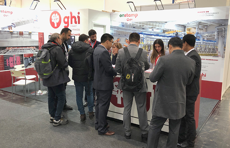 Successful presence of GHI Smart Furnaces at the Euroblech.