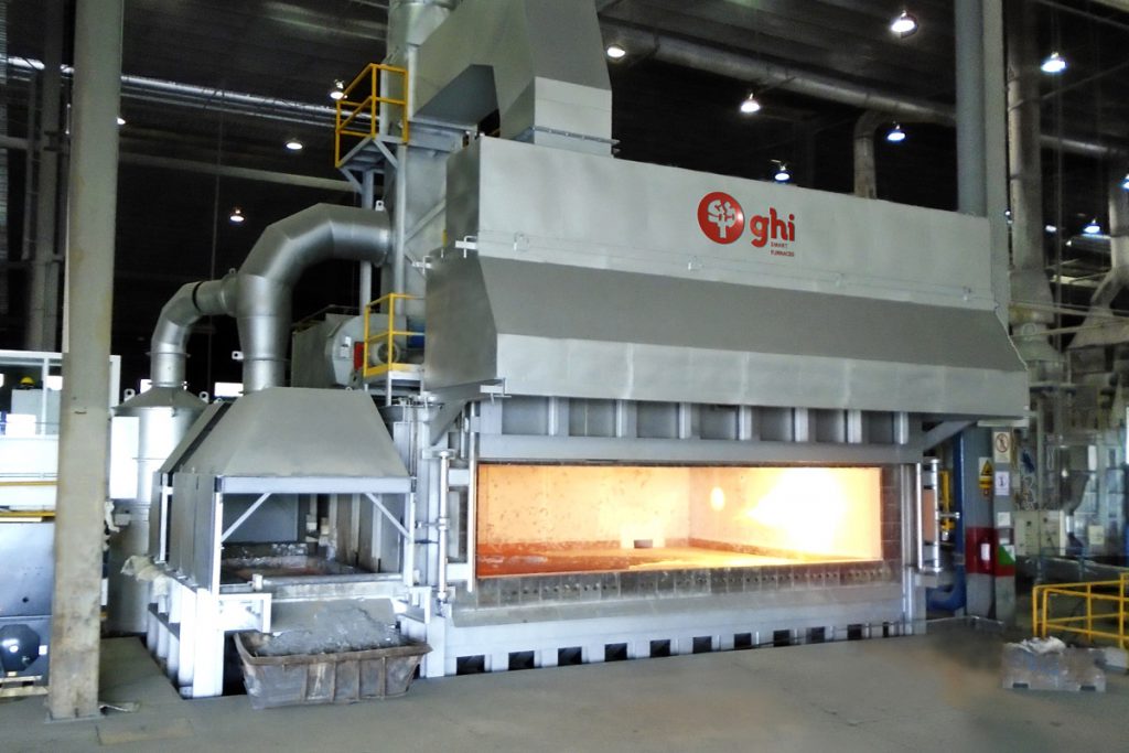 Electromagnetic Vortex and Rotary Tilting Furnace of 50 t for Fracsa, Mexico
