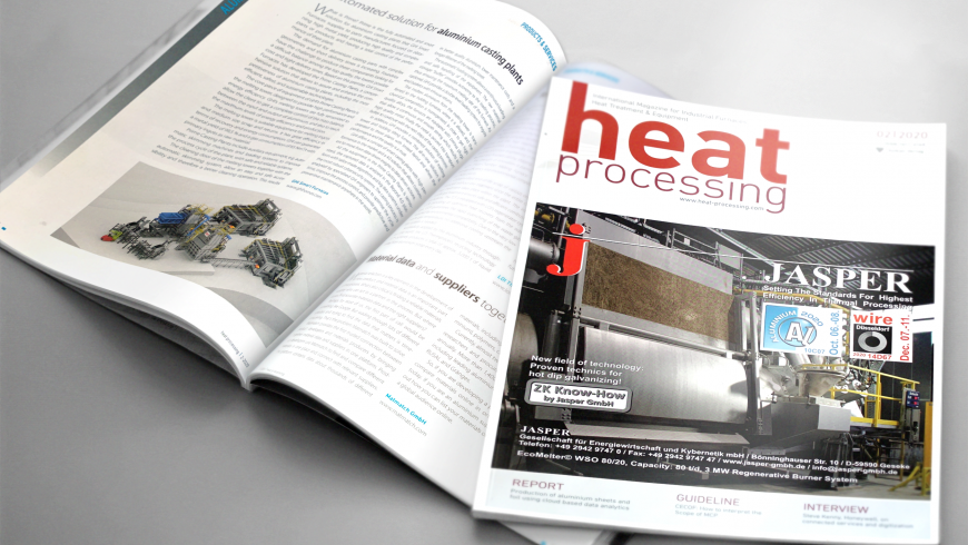 Prime casting plants by GHI in the Heat Processing Magazine
